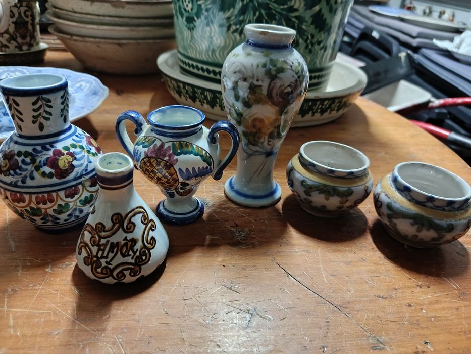 Lote de peças 6 peças faiança portuguesa