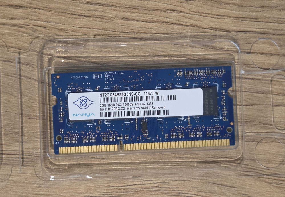 Pamięć DDR3 2GB so-dimm