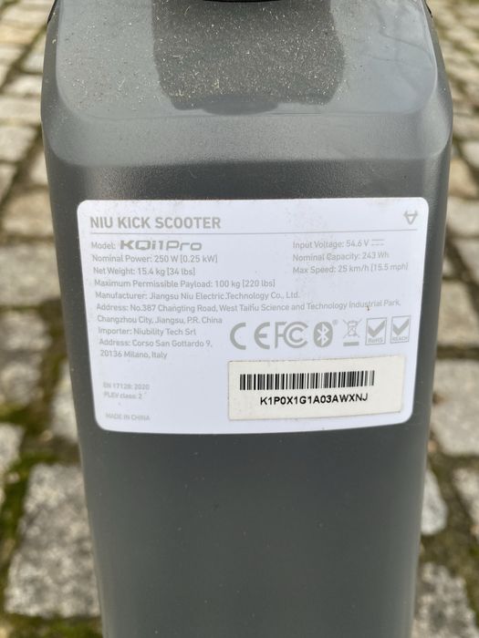 Scooter eletrica trotinete