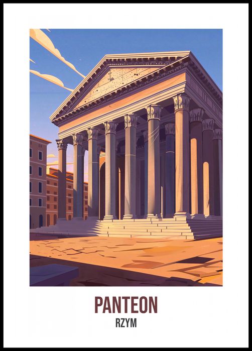 Plakat 68x98cm Panteon