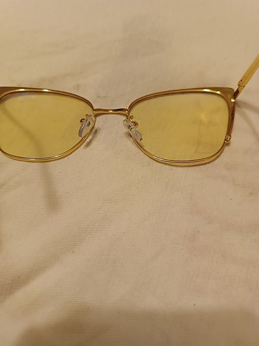 Nowe Damskie okulary;0; z ramówka w kolorze pudrowy róż