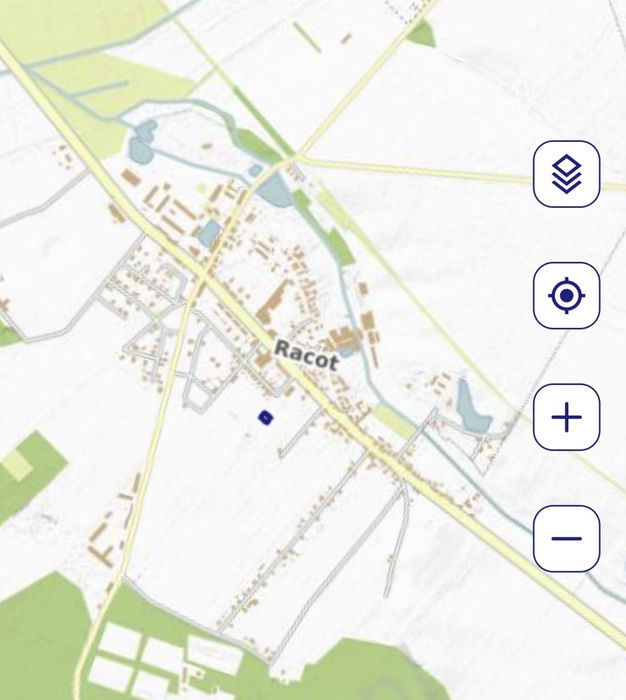 Działka 629m² w Racocie pod Kościanem