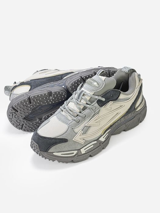 Кросівки Off-White BE Right Back Grey/Beige premium | Кроссовки чоловічі жіночі