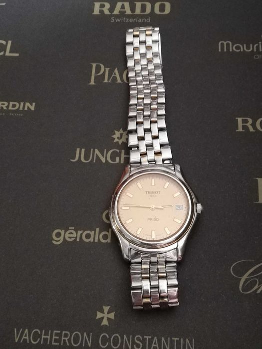 Sprzedam szwajcarski męski zegarek Tissot PR 50, całość stal, szafir