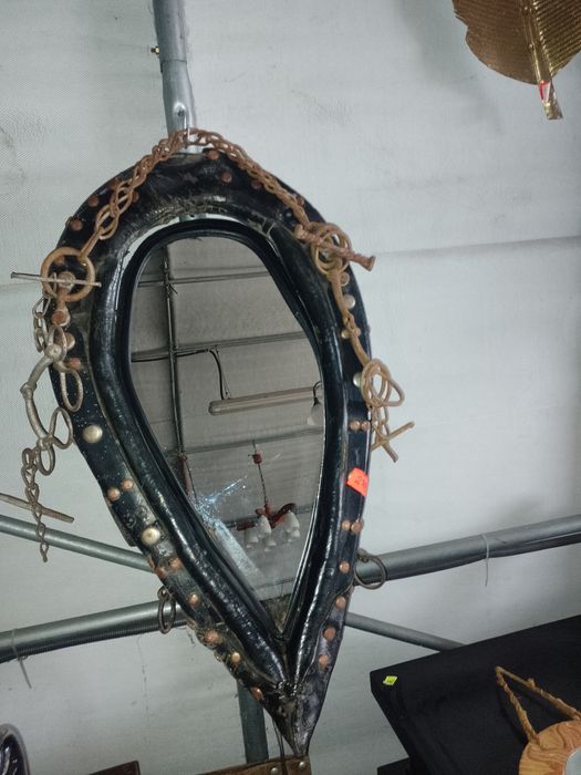 Chomąto skóra -lustro