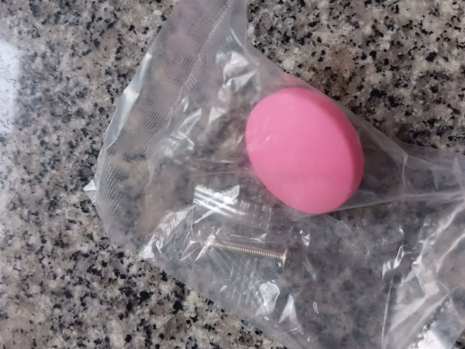 Puxadores gaveta/armário criança rosa
