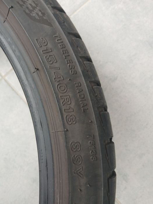 2 pneus 215 40 r18 Bridgestone