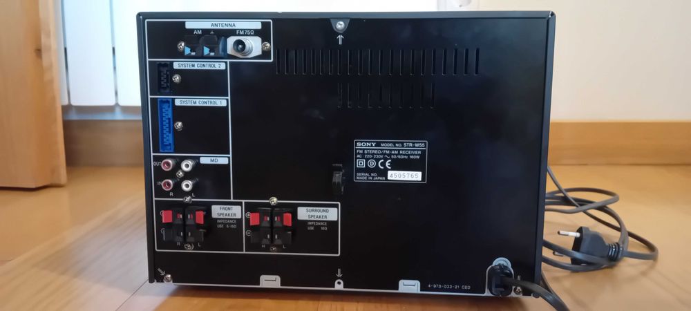 Amplificador SONY + Colunas