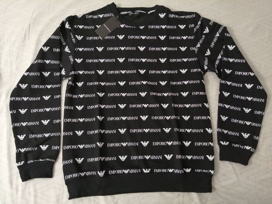 NOWA męska bluza Emporio Armani bluzka EA klasyk bluza L