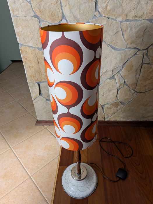 Lampa stojąca podłogowa, PRL, Vintage, Retro, Mid century