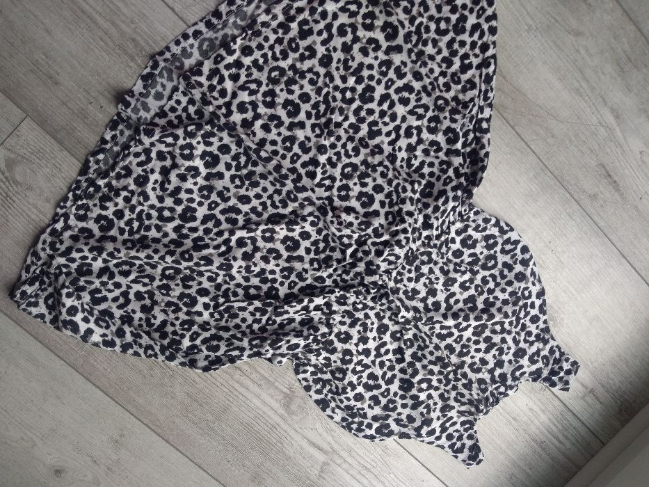 sukienka H&M 134/140 panterka..