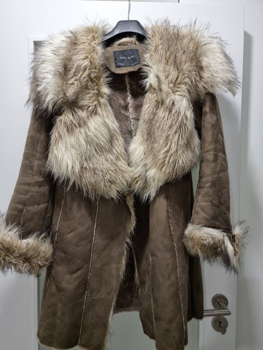 Casaco de pêlo sintético da Zara