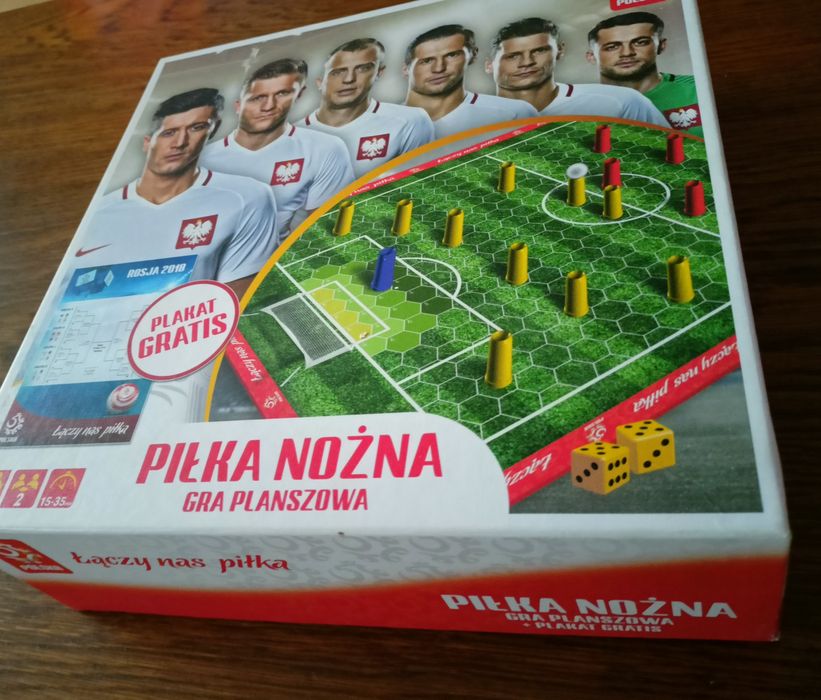 Piłka nożna. Gra planszowa. Duża plansza.