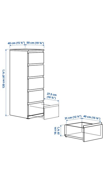 Camiseiro Malm Ikea