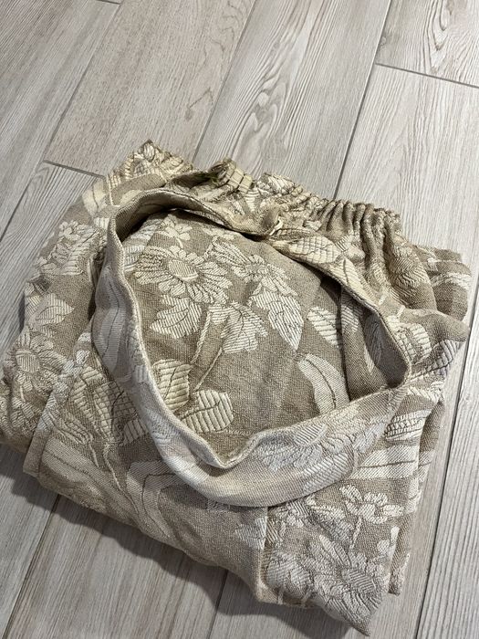 4 Cortinados de linho caseiro, estilo vintage