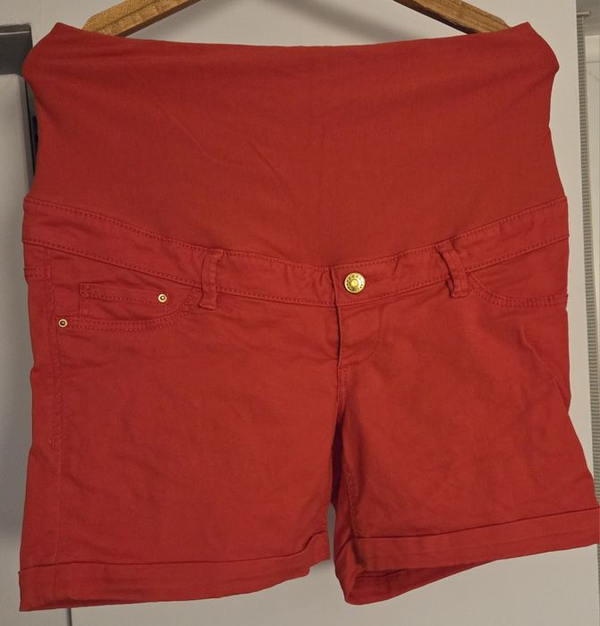 Spodenki ciążowe czerwone rozm. 40