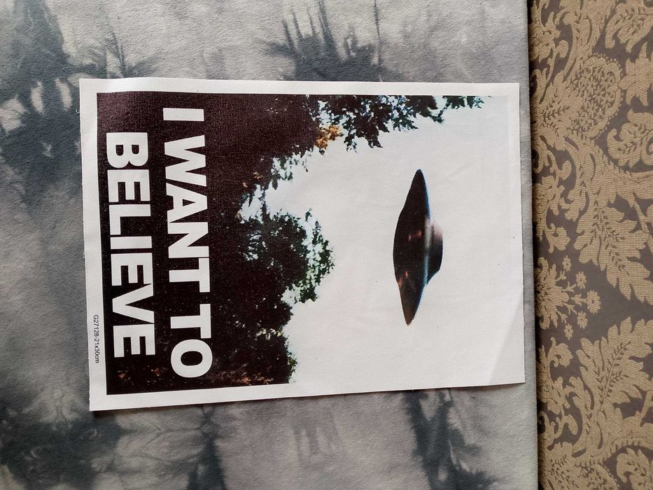Plakat z archiwum x I want to believe