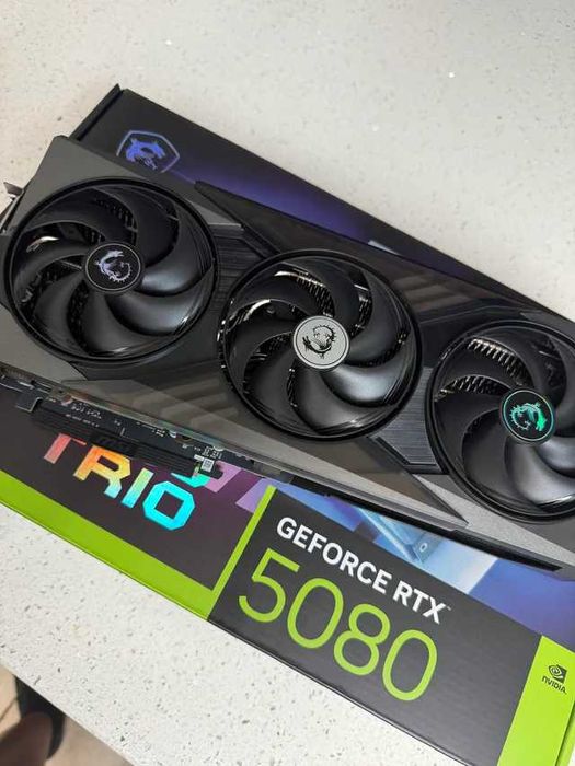 MSI GeForce RTX 5080 Gaming Trio OC 16GB GDDR7 DLSS4