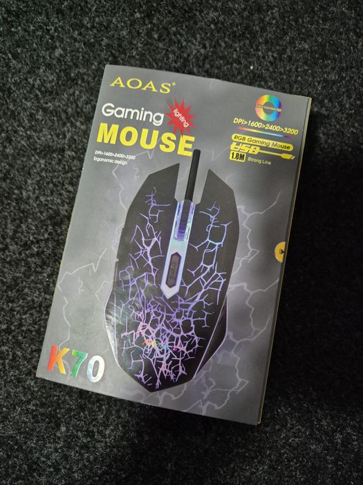 Rato de Jogos AOAS K70
​Aqui estão as principais especificações téc