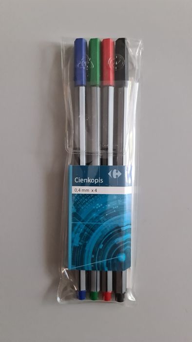 Cienkopisy 0,4 mm ( 4 sztuki)