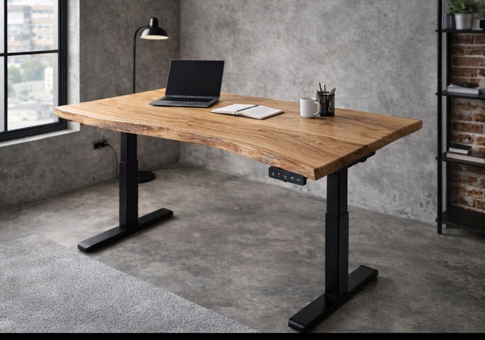 Blat dębowy •Live Edge • na stół biurko ławę