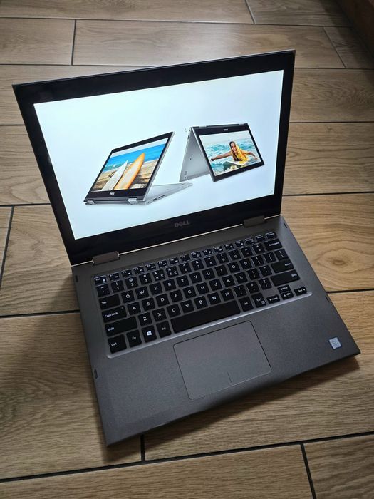 ZADBANY Laptop DELL Inspiron 13-5378 13,3" # i5 # SSD 256GB # 8GB RAM DDR4 # Win10 Pro # obracany 360° # dotykowy # podświetlana klawiatura # zasilacz