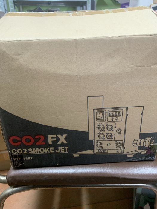 Цифрова CO2-генератор DMX, димова машина, професійна CO2