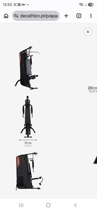 Máquina ginasio Multifunções