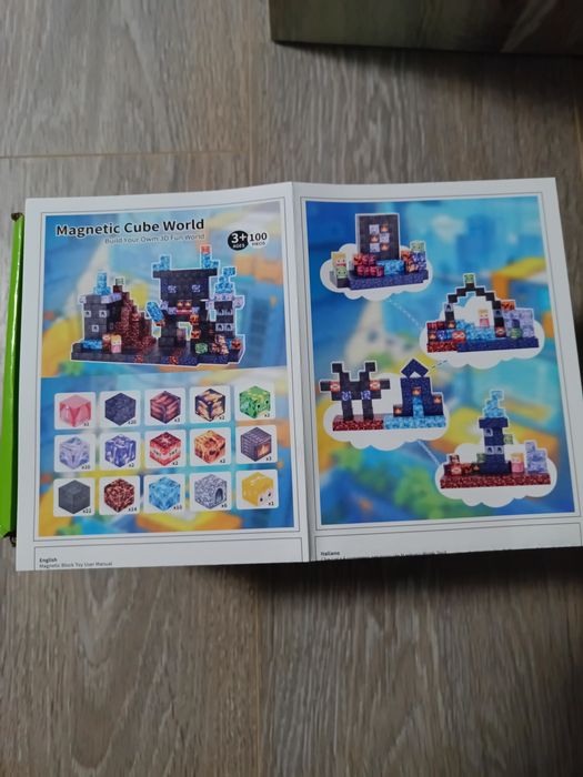 Магнітний конструктор майнкрафт 100шт