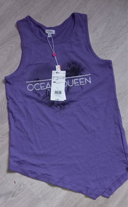 Майка фиолетовая OVS