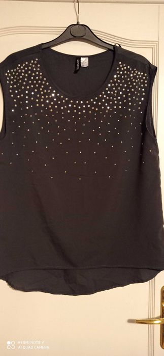 Bluzeczka H&M, nowa, miękki poliester, rozm 40