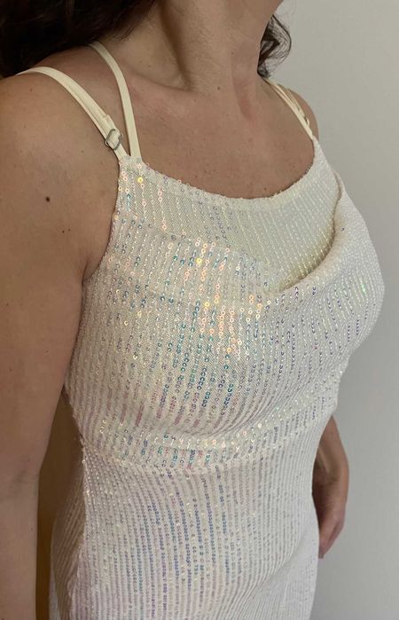 Vestido senhora lantejoulas M