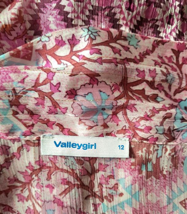 Valleygirl bluzka z wiązaniem M-L, nowa