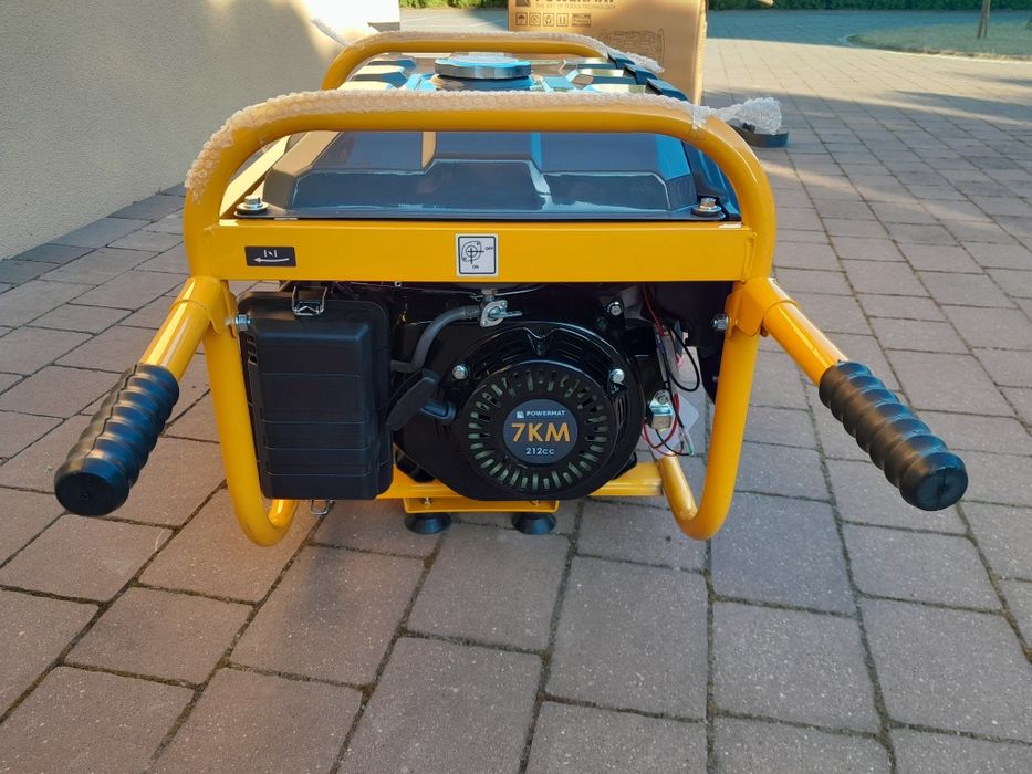 Agregat prądotwórczy trójfazowy 3,5kW + akumulator. Nowy