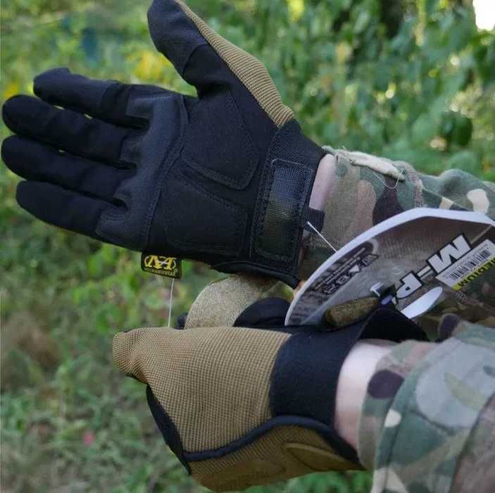 Штурмові рукавиці тактичні повнопалі перчатки олива Mechanix M-2XL
