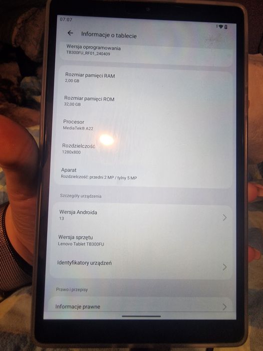 Tablet lenovo M8
