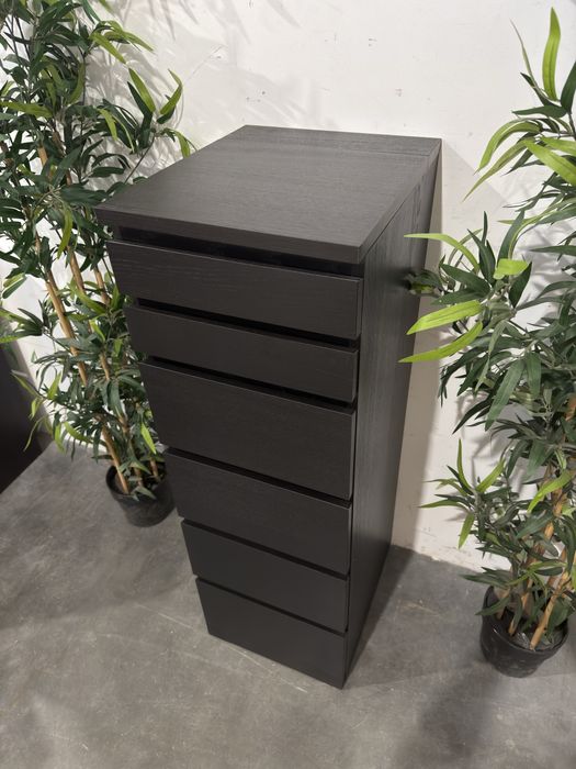 Fajna wysoka komoda z lustrem Ikea Malm super stan dowóz wysyłka