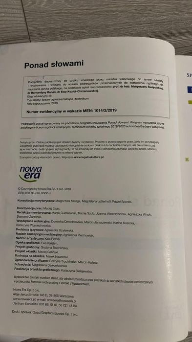 Ponad słowami 1 polecam