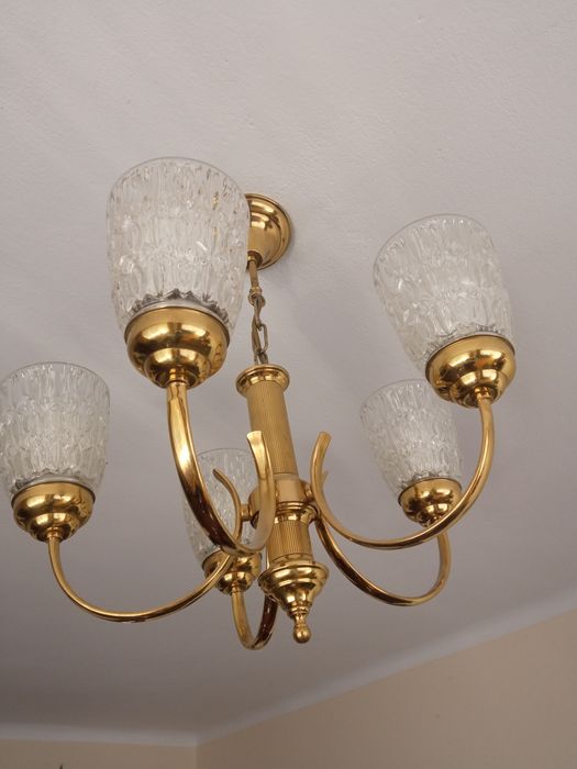 Lampa sufitowa żyrandol 5 salon
