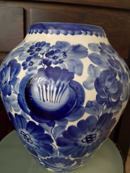 Fajans Włocławek wazon relikt PRL V Rajd ZMS 1972 rok