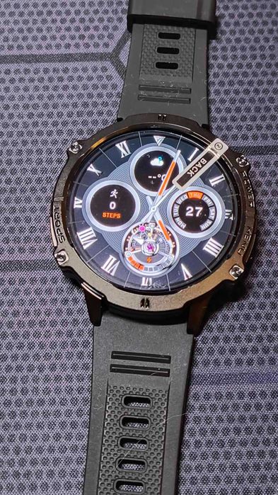 Смарт-годинник LIGE New GPS Tracker Smartwatch For Men 1.73" AMOLED