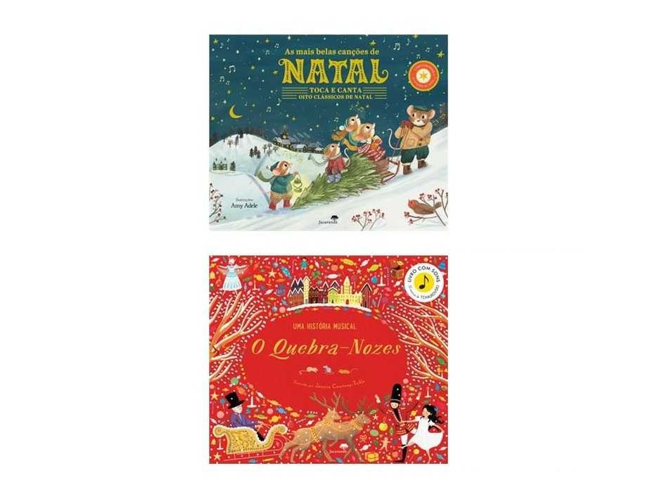 Livros com sons: As Mais Belas Canções de Natal/ O Quebra Nozes