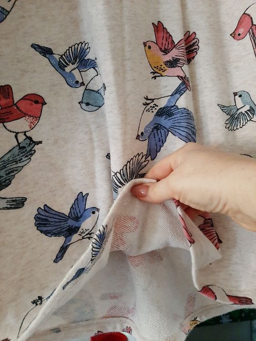 Плаття для дівчинки тепле з пташками LOGG