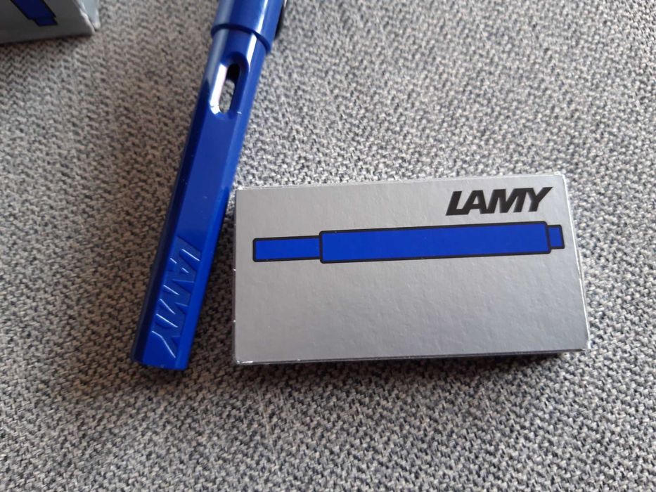 Caneta de tinta permanente & cartuchos "LAMY"