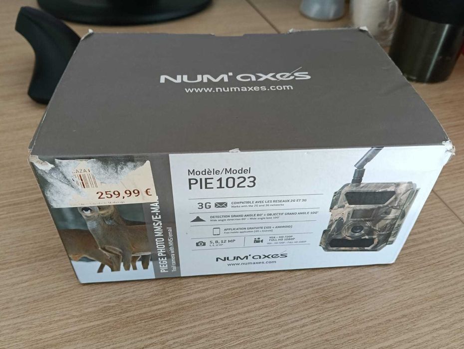 Câmara de Caça Num’Axes PIE1023 – Nova, com 3 Anos de Garantia!