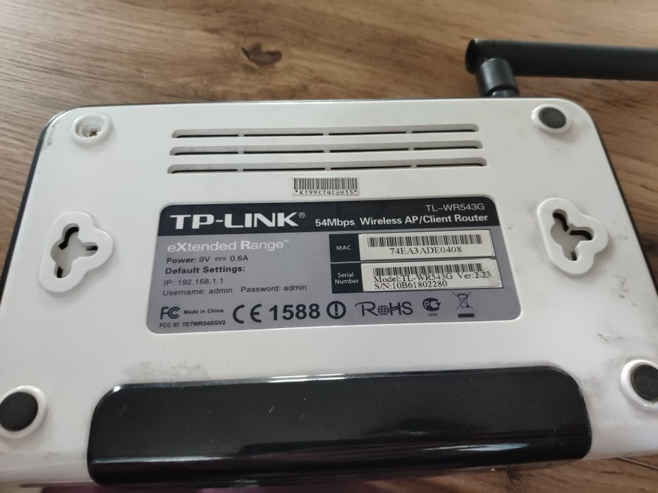 Router TP-link tl-wr543g
