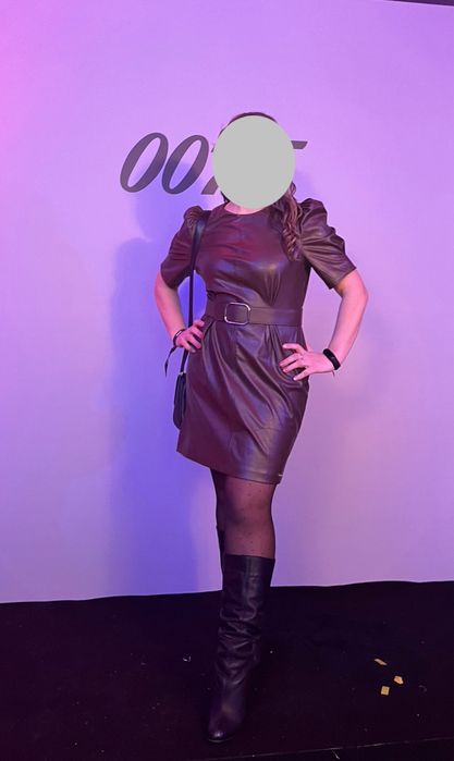 Сукня з еко-шкіри (Платье)