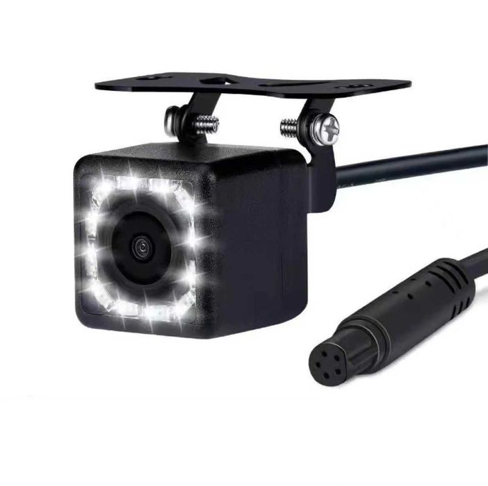 Камера заднего вида с  подсветкой 12 светодиодов для авто