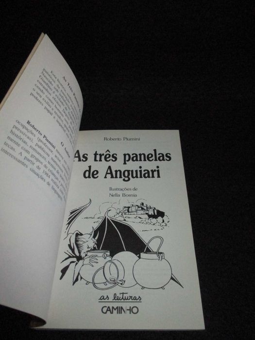 Livro As Três Panelas de Anguiari Roberto Piumini
