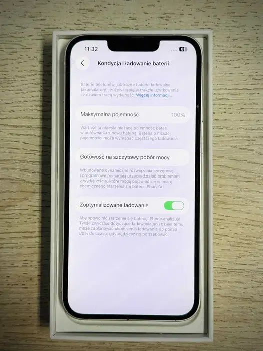 iPhone 13 128GB Biały  Idealny stan | Face ID | Komplet